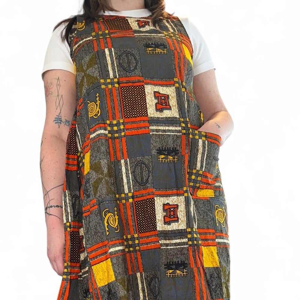 Engineered Garments Geometric Wrap Dress